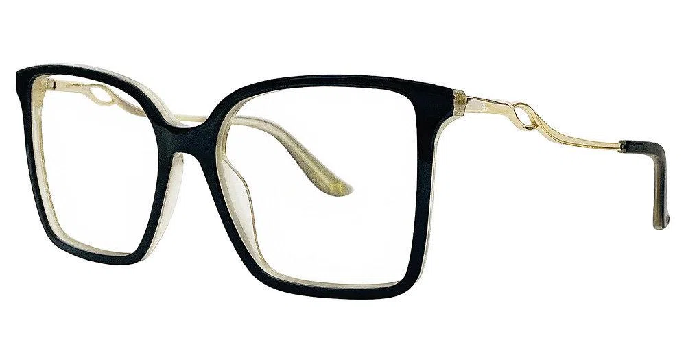 H Halston HH2017 Eyeglasses - Black - view 2